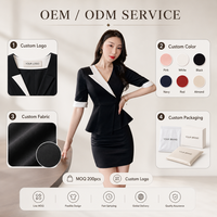 Uniforme de salon de beauté personnalisable, vêtements de travail professionnels pour spa, ensemble de blouses pour technicien de massage, tenue élégante pour centre de bien-être