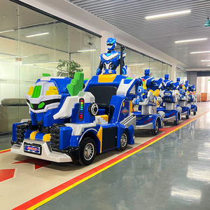 Mini fuerza IP tema tren eléctrico sin rieles carrusel centro comercial tren cuadrado equipo de parque de atracciones - Product Image 1