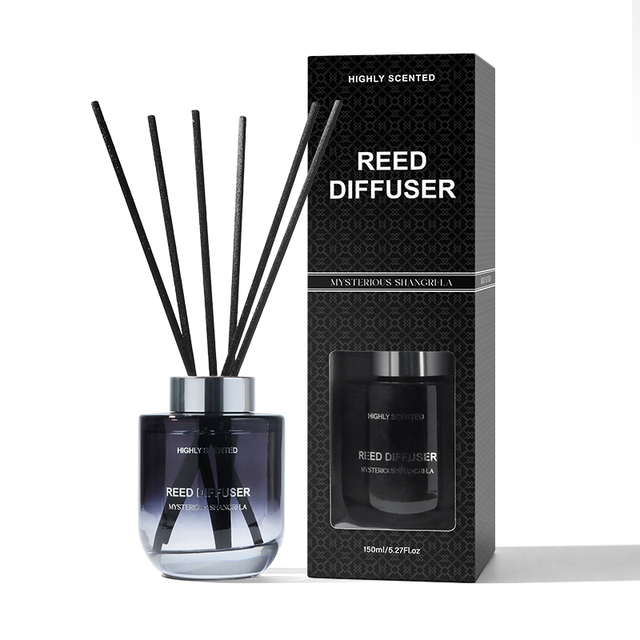 Long Lasting Strong Throw Alcohol Free 150ml Glass Home Scented Reed Diffuser