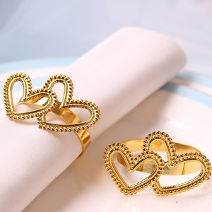 A Forma di <span class=keywords><strong>fiore</strong></span> Anello di Tovagliolo Per La Cerimonia Nuziale Nuziale Tovagliolo Tovagliolo Tovagliolo Holder - Product Image 2