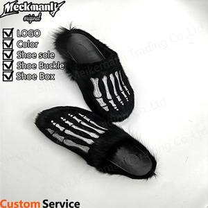 Pantuflas de Felpa Suaves de Alta Calidad 2026, Antideslizantes, Cálidas para Invierno, Personalizadas para Mujer, con Precio de Fábrica - Product Image 3