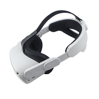 Sangle de protection VR réglable améliorée K3 pour Quest 2 avec installation facile, en ABS+PC, poids réduit