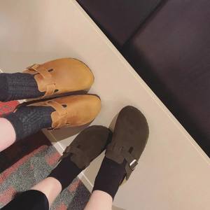 <span class=keywords><strong>Zuecos</strong></span> de Plataforma Berken de Cuero Vacuno y Corcho, Mules de Corcho de Alta Calidad, Pantuflas Cómodas Tipo Mule - Product Image 4