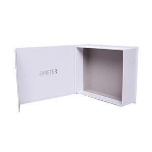 Boîte cadeau en forme de livre, fermeture magnétique, boîte personnalisée imprimée, boîte en carton blanc - Product Image 4