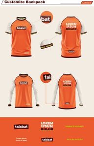 Chaquetas Cortavientos de Último Diseño, Resistentes, Color Naranja, Tallas Grandes, con Estampado por Sublimación, Resistentes a la Intemperie, Cálidas y Suaves, para Montar - Product Image 4