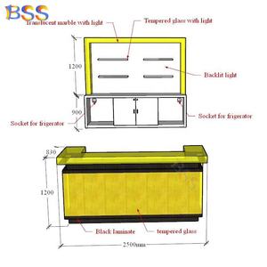 Mármol Cerveza <span class=keywords><strong>Bar</strong></span> Mostrador Diseño Lujo Translúcido Onyx Piedra <span class=keywords><strong>Terraza</strong></span> Restaurante Mostrador - Product Image 3