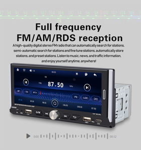 F133 Xe <span class=keywords><strong>MP5</strong></span> Máy Nghe Nhạc IPS Màn Hình Cảm Ứng 1280*480 Hỗ Trợ Gương Liên Kết Carplay Android Tự Động 6.9 Inch <span class=keywords><strong>MP5</strong></span> Xe Stereo AM FM Rds - Product Image 4