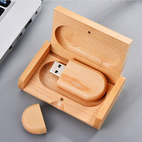Clé USB 2.0 en bois pour mariage, 32 Go/64 Go/128 Go, vitesse de lecture de 15 à 25 Mo/s, garantie 1 an