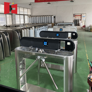 Machine de contrôle d'accès biométrique à reconnaissance faciale et à carte magnétique, tourniquet vertical, entrée, acier inoxydable 304 - Product Image 4