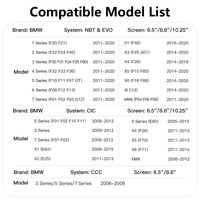 Interface Multimédia Vidéo Sans Fil Apple CarPlay Android Auto pour BMW F30 F10 NBT / CIC F01 F02 F15 F20 F35 F31 F32