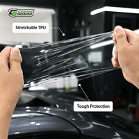 CeramiGuard NANO SE-75 - Muestra estándar transparente de PPF A4, película protectora de pintura TPU económica para autos, para compradores mayoristas