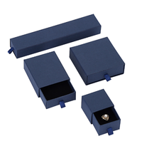 Boîte à bijoux personnalisée, ensemble de rangement pour bijoux, collier, boucles d'oreilles, emballage de bijoux, sac en papier, boîte à bagues, boîte à tiroir coulissant