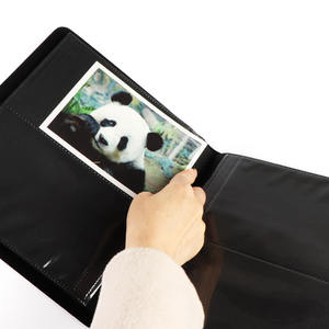 Nero Opaco 2 Tasche A4 DELL'UNITÀ di elaborazione Della Copertura del Cuoio Pulsante <span class=keywords><strong>Album</strong></span> di Foto Del Bambino <span class=keywords><strong>Album</strong></span> di 4*6 Pollici <span class=keywords><strong>Album</strong></span> di Foto - Product Image 2