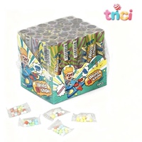 Groothandel DJ-thema cartoon tube verpakte gemengde fruit smaak snoepjes B2B bulk OEM ODM lage minimale bestelhoeveelheid voor retail en feesten