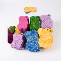 Planche à découper écologique en UHMWPE PE recyclé, colorée et mouchetée, pour la maison, la cuisine, les restaurants et les boucheries (vente en gros)