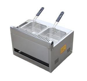 Freidora profunda doble de Gas comercial <span class=keywords><strong>Precio</strong></span> de tipo de Gas Tienda de alimentos <span class=keywords><strong>2</strong></span> tanques <span class=keywords><strong>2</strong></span> canastas Freidoras <span class=keywords><strong>Precio</strong></span> barato - Product Image 1