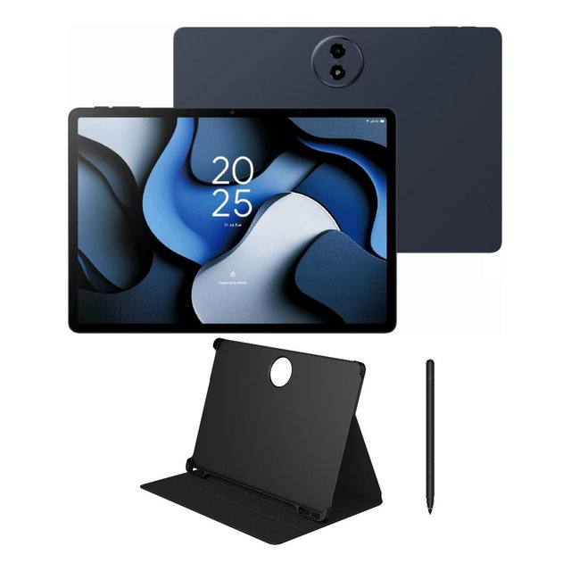 New Tablet 12.2" TAB A1 Plus Bundle WiFi Octa Core Qualcomm Capacitive Screen Space Blue (128GB Storage 6GB RAM) Entertainment