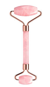 Hochwertiges Rosenquarz Jade Roller <span class=keywords><strong>Gua</strong></span> Sha Set mit Box - Product Image 6