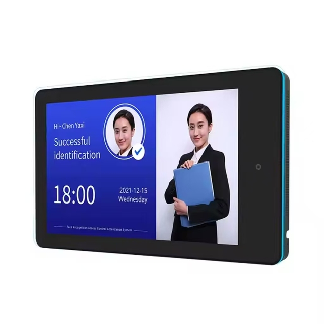 Oem Wall Mounted 10.1 Inch Lcd Touch Screen Poe Power Rk3288 Led Light Bar Booking System Android Meeting Room Android Tablet