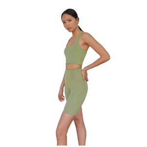 Shorts de sport pour femmes, respirants, à séchage rapide, écologiques, taille mi-haute, imprimés, pour le cyclisme, le yoga, la course à pied - Product Image 4