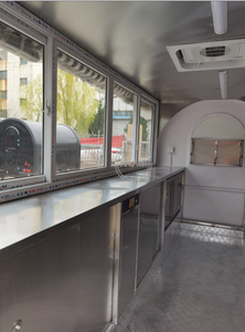 Camion de cuisine chinoise, remorque de restauration la plus vendue, chariot de restauration rapide mobile, chariot standard européen avec fenêtre de service et armoire aux États-Unis - Product Image 4