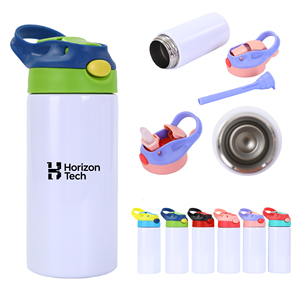 Kids Insulated Stainless Steel Straw Water Bottle BPA Free Leak Proof Design Reusable Thermal Bottle for School Sports - Product Image 1