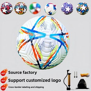 <span class=keywords><strong>Pallone</strong></span> <span class=keywords><strong>da</strong></span> <span class=keywords><strong>Calcio</strong></span> in PVC Resistente Cucito a Macchina, Misura 5, per Allenamento Giovanile e Adulti, Uso Interno ed Esterno, Vendita all'Ingrosso - Product Image 2
