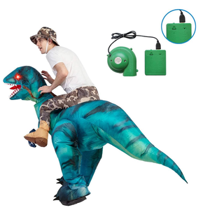 Costume de <span class=keywords><strong>dinosaure</strong></span> gonflable pour adultes, costume gonflable pour femmes et hommes, fête d'Halloween, jeu de rôle, personnage - Product Image 2