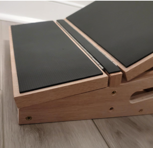 Planche inclinée en bois naturel directe d'usine avec planche inclinable réglable et civière de mollet pour les amateurs de fitness - Product Image 6