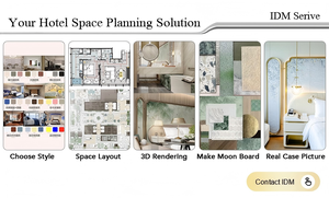 <span class=keywords><strong>IDM</strong></span> ชุดห้องนอนไม้สำหรับโรงแรม3 4 5ดาวทันสมัยรีสอร์ทโรงแรม - Product Image 5