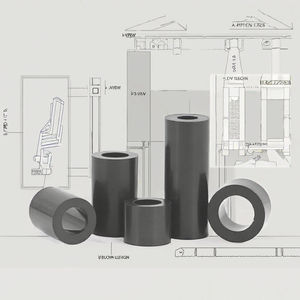 ตัวเว้นระยะทรงกระบอกพลาสติกสีขาวดำ M2-M14 ฉนวนกันความร้อน ABS ไนลอน - Product Image 3