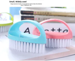Brosse en plastique multifonctionnelle en forme d'œuf colorée pour le nettoyage des chaussures et des vêtements - Product Image 4