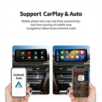 Système de navigation GPS HD Android 10,25 pouces avec fonction mains libres et stockage intégré de 8 Go pour BMW X5 F15/X6 F16, montage sur tableau de bord
