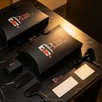 Individuell Bedruckte Logo-Kissenbox Verpackung Kissenbeutel Geschenkbox für Echthaar-Bündel und Perücken