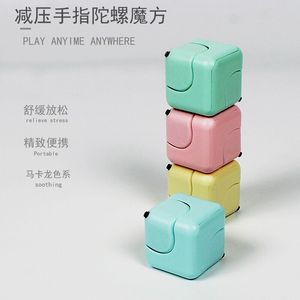 New ABS Cube xúc xắc ngón tay xoay nhỏ Cube Giải Nén đồ chơi cho 5-7 năm trẻ em nhựa ngón tay quay <span class=keywords><strong>Fidget</strong></span> - Product Image 3
