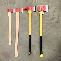 Hache américaine de haute qualité pour pompiers, hache de sauvetage professionnelle avec manche en fibre de verre