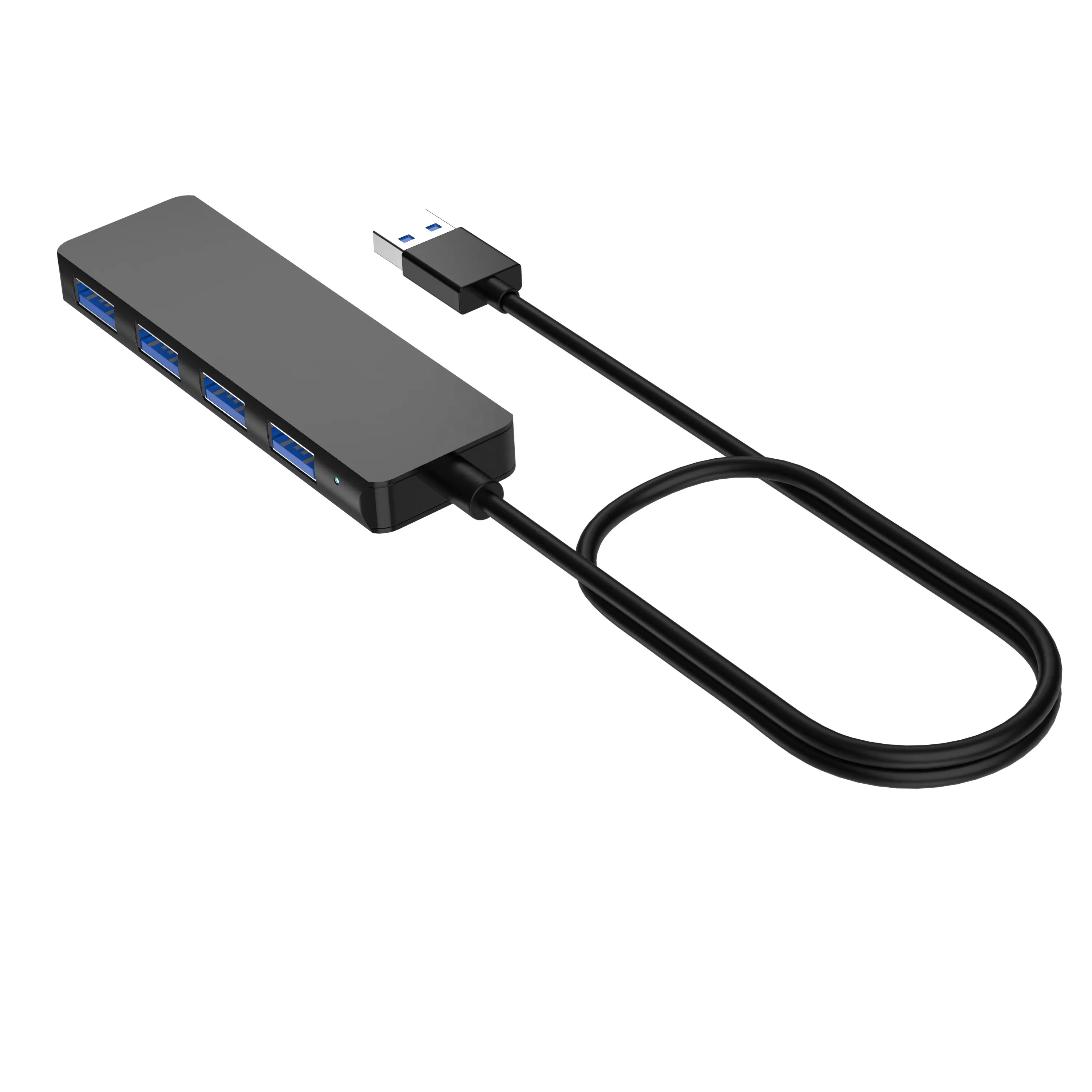 Fabrika fiyat bilgisayar aksesuarları toptan 4 in 1 usb hub usb 3.0 yüksek hızlı usb a