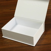 Boîte carrée personnalisée de style livre avec fermeture magnétique, petite taille, pour cadeau de bougie et artisanat, impression de logo personnalisée