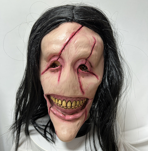 Nuova Maschera da Infermiera Horror con Cappello <span class=keywords><strong>e</strong></span> Parrucca, Costume da Mostro Spaventoso, Accessori per Feste in Maschera, Maschera di Halloween in Lattice - Product Image 5