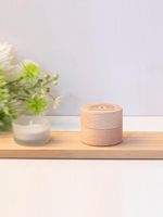 Urna Funeraria Miniatura de Madera de Haya Natural para Mascotas, Puente Arcoíris Grabado, Caja Pequeña para Guardar Cenizas y Pelo, Recuerdo Conmemorativo para Perros y Gatos