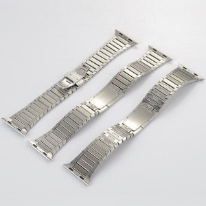 <span class=keywords><strong>Correa</strong></span> de Metal de Acero Inoxidable de Liberación Rápida con Hebilla Plegable en Color Pizarra para <span class=keywords><strong>Apple</strong></span> <span class=keywords><strong>Watch</strong></span> con iWatch de 10.ª/11.ª Generación - Product Image 2