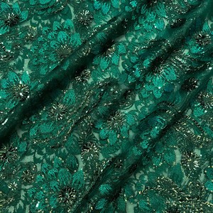 Sequins đính cườm ren vải cho Bridal Dresses 2024 highquality pháp thêu đính cườm Ren Vải cho phụ nữ Wedding Dress - Product Image 4