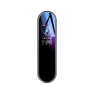 2024 휴대용 디지털 딕 터폰 MP3 플레이어 동적 소음 감소 원 클릭 녹음 전문 음성 녹음기