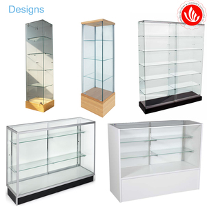 Cửa Hàng Fixture Kích Thước Tùy Chỉnh Nhôm Kính Hiển Thị Showcase Với Đèn Led - Product Image 6