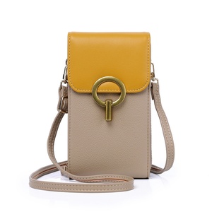 Boshiho Hot Sell PU Phone <b>Wallet</b> Holder <b>Ladies</b> Crossbody Shoulder Bag Cell Phone Pouch - Product Image 1