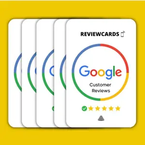 13.56Mhz NFC Chip Google Review RFID Card Custom NFC Social Media Card Review On Google