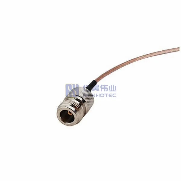 BNC kabel adaptor laki-laki ke N perempuan, dengan kabel antena RG316 15cm