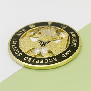 Fabrik neues Design Zink legierung Emaille Medaille Benutzer definiertes Logo Metall Gold Sport medaillen und Trophäen <span class=keywords><strong>Eagle</strong></span> Wing Ehren abzeichen mit 3M Kleber - Product Image 4