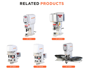 Nút chụp bằng nhựa thủ công BT-818D làm cho máy điều kiện mới với động cơ servo truyền động trực tiếp và các tính năng không dầu - Product Image 6