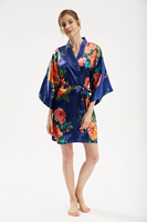 Robe kimono en satin imprimée en usine, peignoir pour femmes, cadeaux pour demoiselles d'honneur, vêtements de nuit, chemise de nuit, vêtements de maison, pyjama, ensemble de pyjamas pour femmes